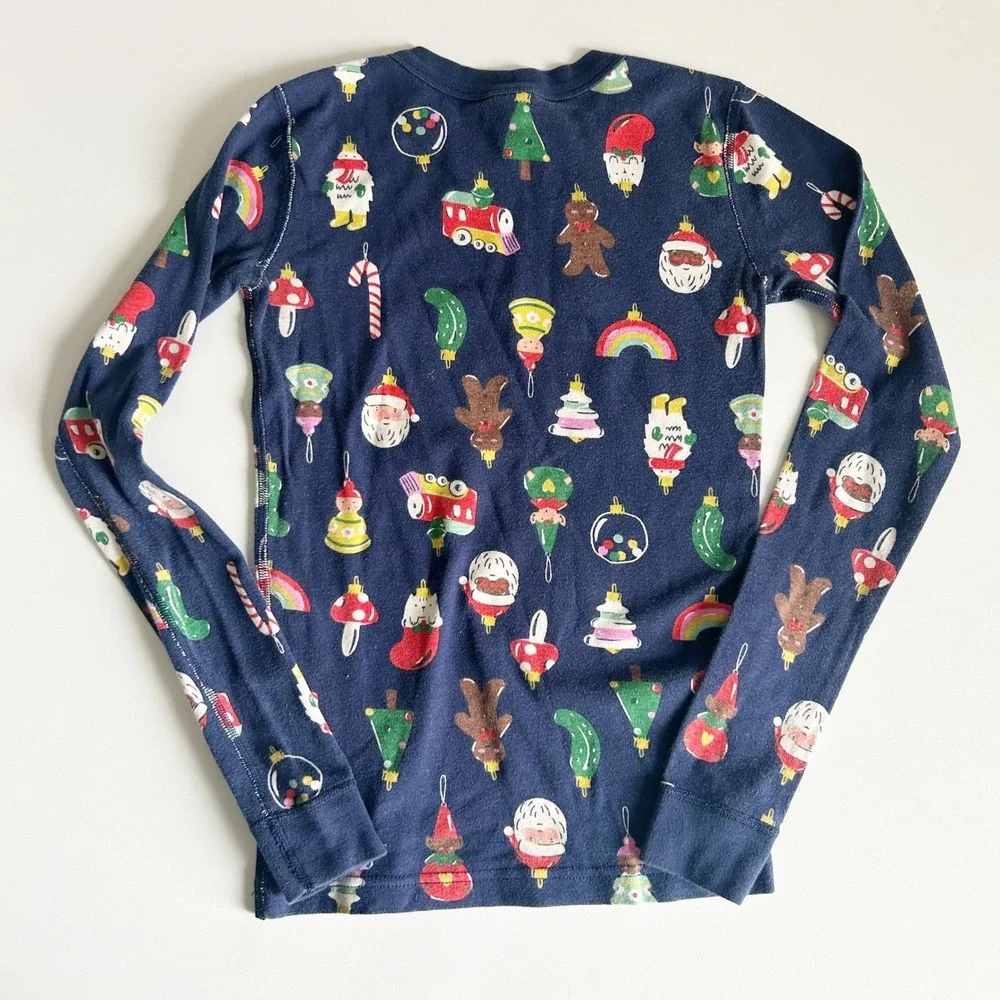 Hanna Andersson Kids Bundle Lot (3) Organic‎ Cotton Pajama Tops Size 12-14
